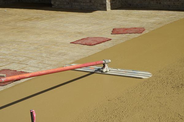 Stamped Pavement Installation in Longmont