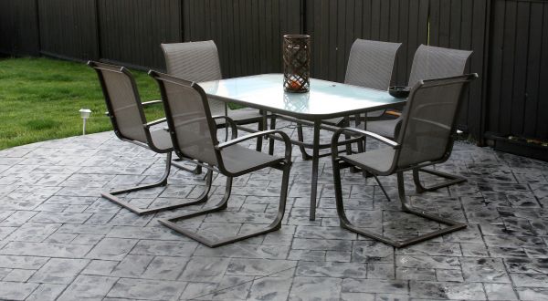 Porch Stamping in Longmont